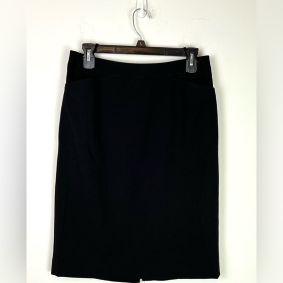 Chaus Pencil Skirt womens 4 Black Zip Up Professional Workwear - Picture 1 of 8